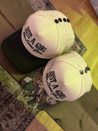 Just A Girl Who Loves Jesus Embroidery Trucker Hat - Rise and Redemption