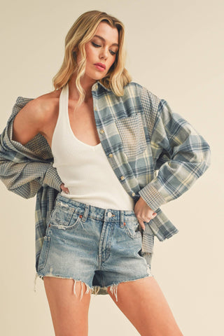 Kambrie Plaid Flannel Shirt - Rise and Redemption