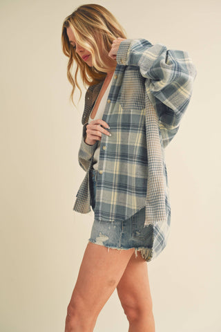 Kambrie Plaid Flannel Shirt - Rise and Redemption