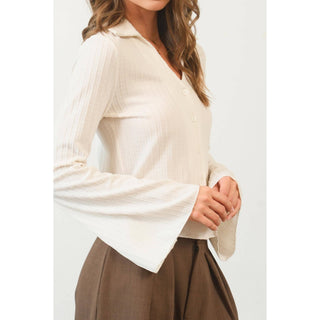 Kiley Knit Button Down Shirt - Rise and Redemption