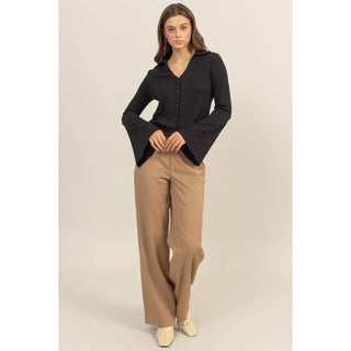 Kiley Knit Button Down Shirt - Rise and Redemption