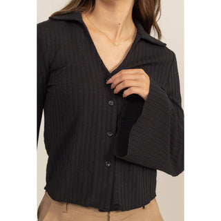 Kiley Knit Button Down Shirt - Rise and Redemption