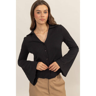 Kiley Knit Button Down Shirt - Rise and Redemption