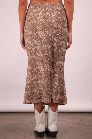 La La Leopard Printed Midi Skirt - Rise and Redemption