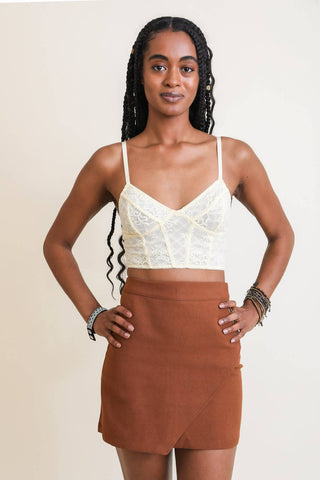 Lace Longline Corset Bralette - Rise and Redemption