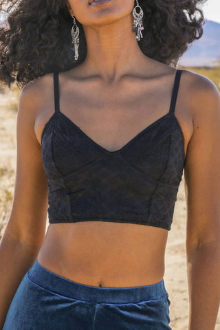 Lace Longline Corset Bralette - Rise and Redemption