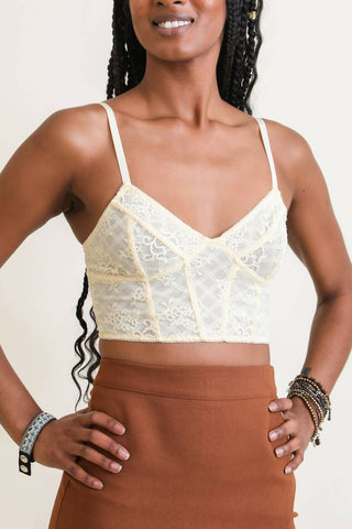 Lace Longline Corset Bralette - Rise and Redemption
