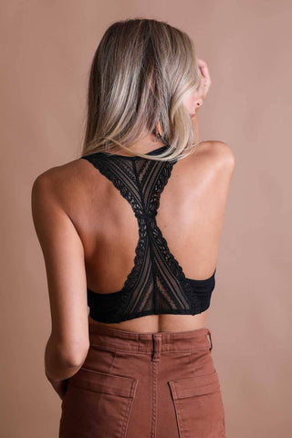 Lace Racerback Bralette - Rise and Redemption