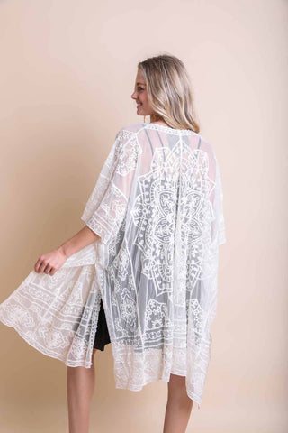 Lainey Lace Kimono - Rise and Redemption