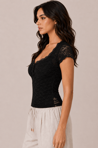 Leila Laced Top - Rise and Redemption