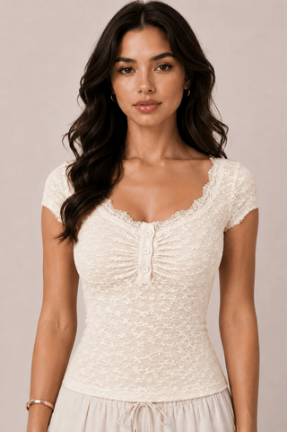 Leila Laced Top - Rise and Redemption