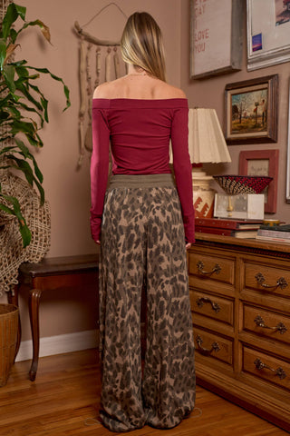 Leopard Athleisure Sweatpants - Rise and Redemption