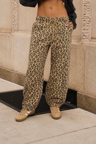 Leopard Barrel Pants - Rise and Redemption