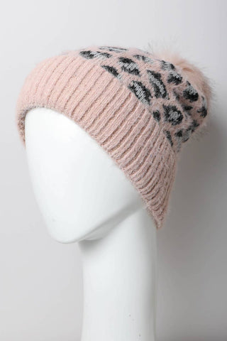 Leopard Knit Beanie - Rise and Redemption