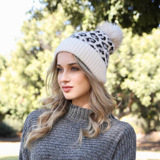 Leopard Knit Beanie - Rise and Redemption