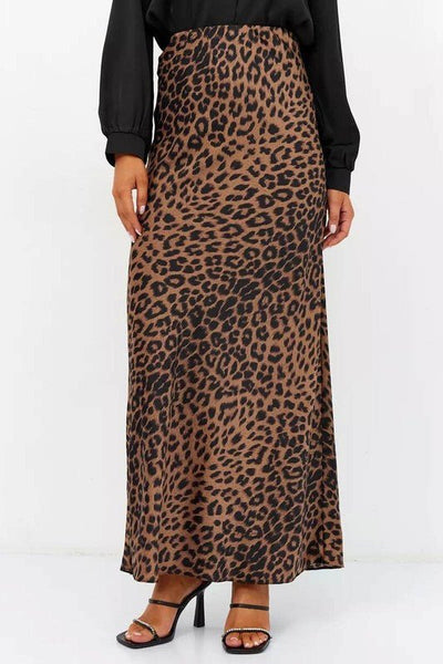 Leopard Maxi Skirt - Rise and Redemption