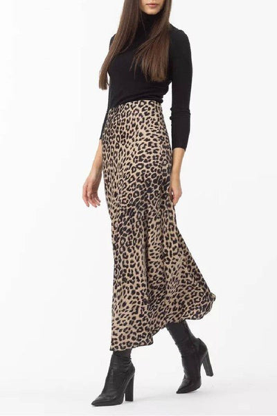 Leopard Maxi Skirt - Rise and Redemption