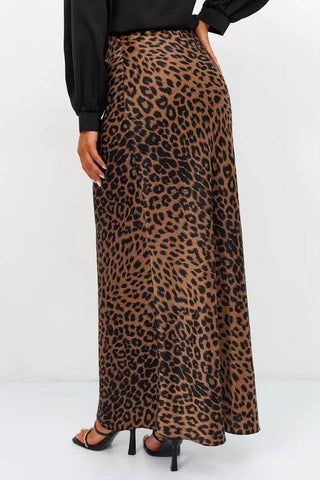 Leopard Maxi Skirt - Rise and Redemption