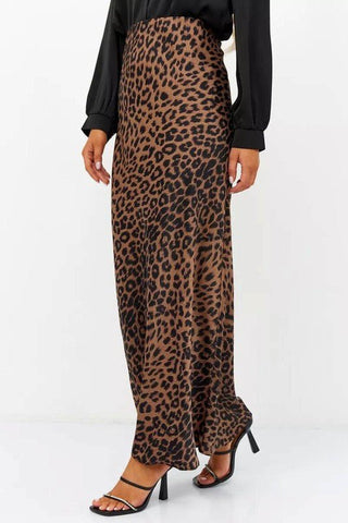 Leopard Maxi Skirt - Rise and Redemption