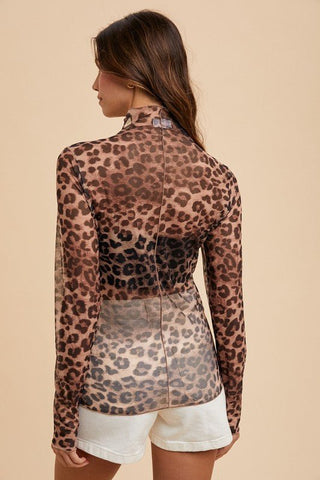 Leopard Mesh Knit - Rise and Redemption