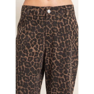 Leopard Print Wide-Leg Pants - Rise and Redemption