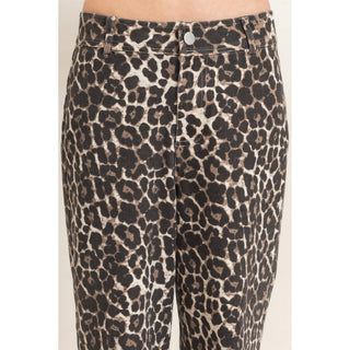 Leopard Print Wide-Leg Pants - Rise and Redemption