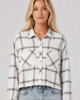 Lexi Long Cropped Flannel - Rise and Redemption