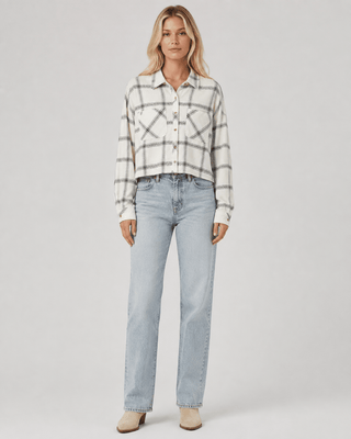 Lexi Long Cropped Flannel - Rise and Redemption