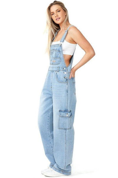 Light Denim 90’s Overalls - Rise and Redemption