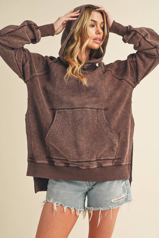 Lillian Oversized Washed Hoodie - Rise and Redemption