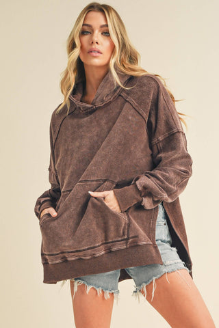 Lillian Oversized Washed Hoodie - Rise and Redemption
