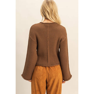 Lily Long - Sleeve Ribbed Sweater - Rise and Redemption