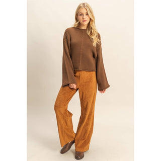 Lily Long - Sleeve Ribbed Sweater - Rise and Redemption