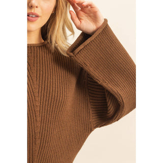 Lily Long - Sleeve Ribbed Sweater - Rise and Redemption