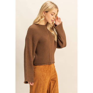 Lily Long - Sleeve Ribbed Sweater - Rise and Redemption