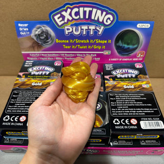 Liquid Glass Gold Putty - Rise and Redemption