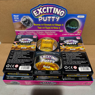 Liquid Glass Gold Putty - Rise and Redemption