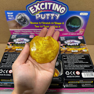 Liquid Glass Gold Putty - Rise and Redemption