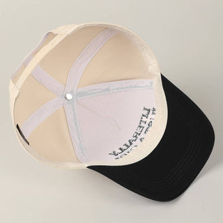 Literally Just A Girl Embroidery Two Tone Trucker Hat - Rise and Redemption