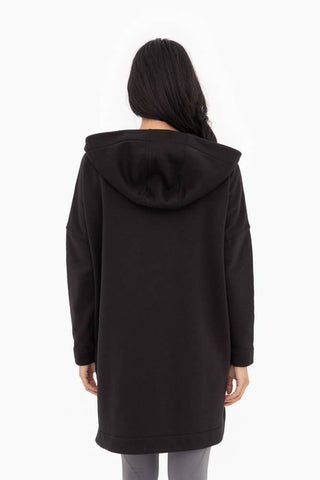 Longline Zip - Up Jacket with Hood - Rise and Redemption