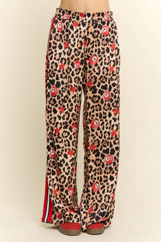 Lucky 7 Silk Leopard Pants - Rise and Redemption
