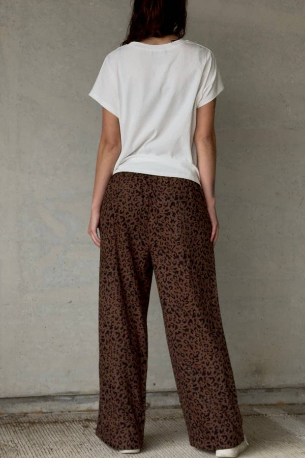 Lucy Leopard Corduroy Pants - Rise and Redemption