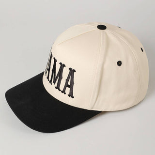 MAMA Typographic Design Embroidery Baseball Cap - Rise and Redemption