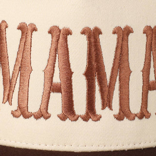 MAMA Typographic Design Embroidery Baseball Cap - Rise and Redemption