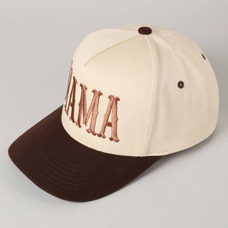MAMA Typographic Design Embroidery Baseball Cap - Rise and Redemption