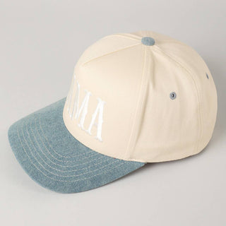 MAMA Typographic Design Embroidery Baseball Cap - Rise and Redemption
