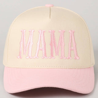 MAMA Typographic Design Embroidery Baseball Cap - Rise and Redemption