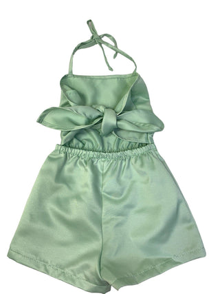 Matcha Tie Back Romper - Rise and Redemption