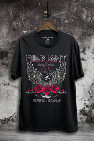 Midnight Tour Eagle Graphic Top - Rise and Redemption
