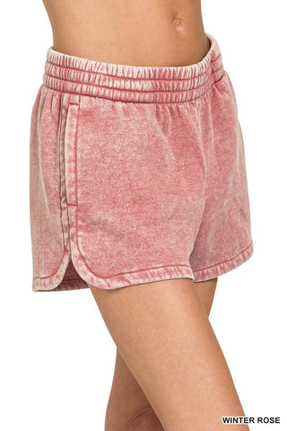Mineral Washed Lounge Shorts - Rise and Redemption